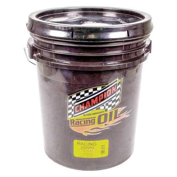Champion Brands® - Racing™ SAE 20W-50 Synthetic Blend Motor Oil, 5 Gallons x 1 Pail