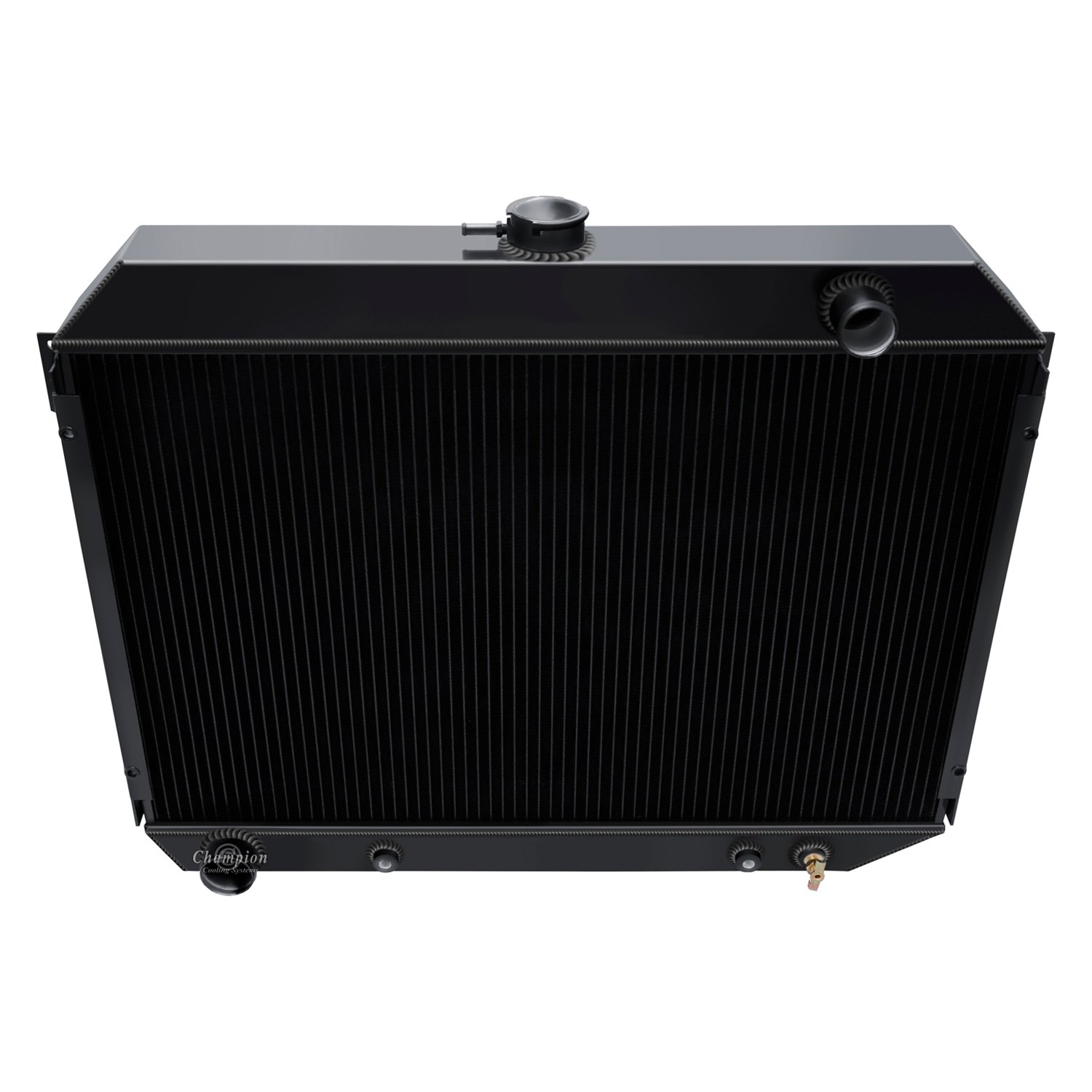 Champion Cooling Systems® CC375BBLK AllAluminum Downflow Engine