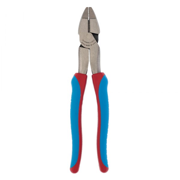 Channellock® - Code Blue™ 9-5/8" Multi-Material Handle Round Jaws Linemans Pliers