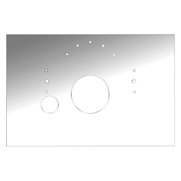 Chassis Engineering® C/E3695 3/16" Aluminum Middle Plate