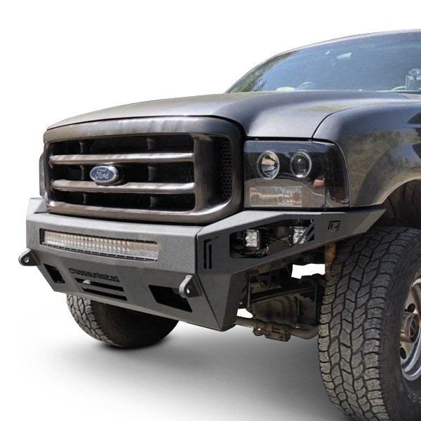 Chassis Unlimited® - Octane Full Width Front Modular Black Powder Coated Bumper