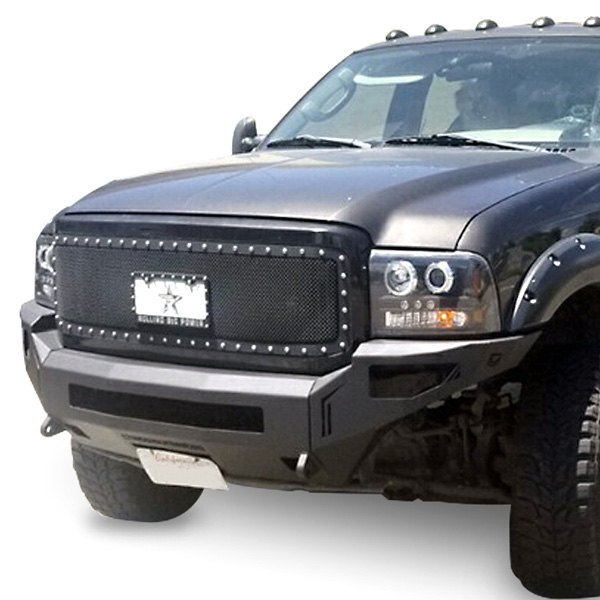 Chassis Unlimited® - Octane Full Width Front Modular Black Powder Coated Bumper