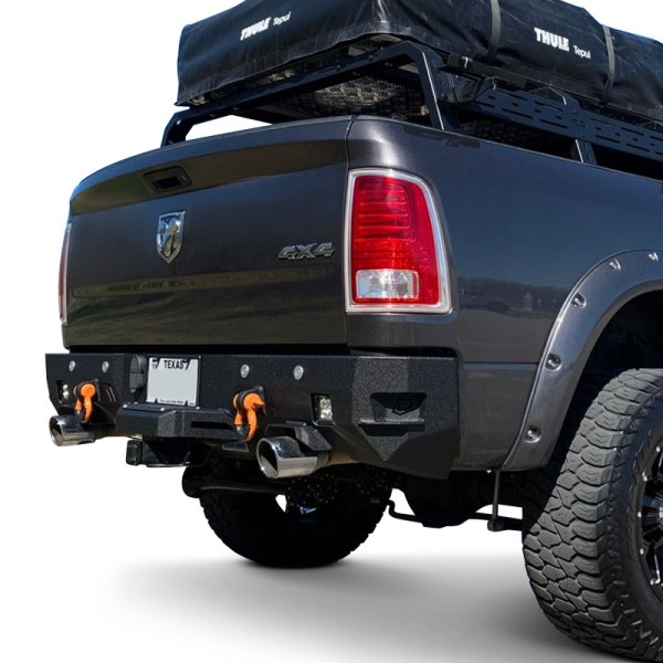 Chassis Unlimited® - Octane Full Width Rear HD Black Powder Coated Bumper