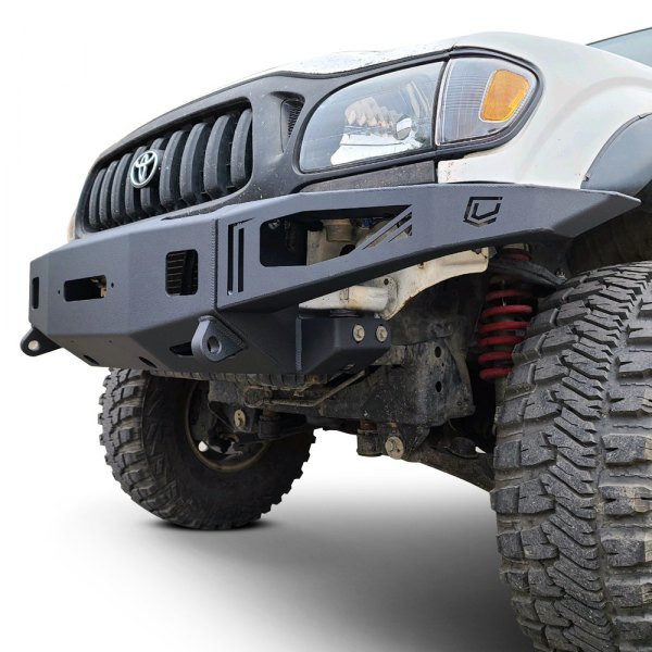 Chassis Unlimited® - Octane Full Width Front Modular Black Powder Coated Bumper