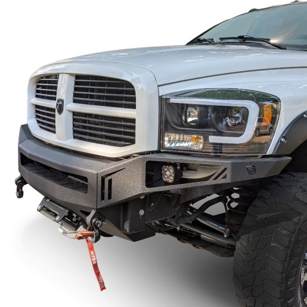 Chassis Unlimited® - Octane Full Width Front Modular Black Powder Coated Bumper