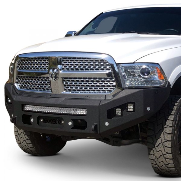 Chassis Unlimited® - Attitude Full Width Front Modular Black Powder Coated Bumper