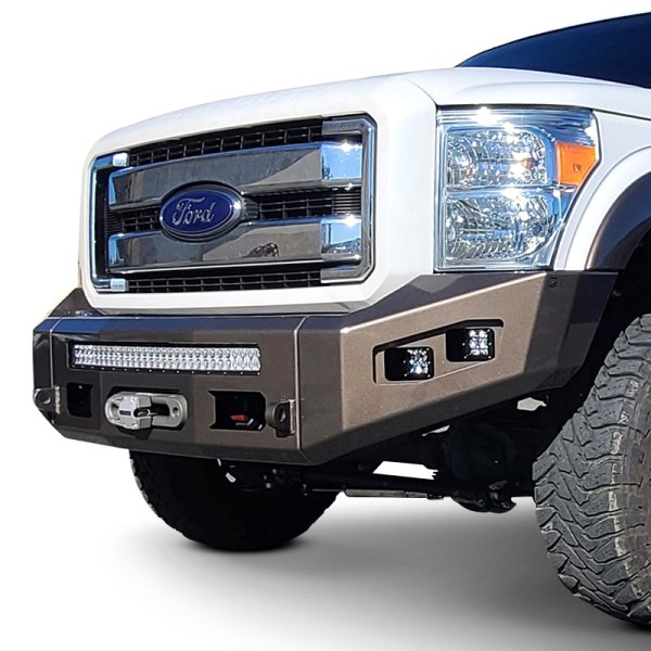 Chassis Unlimited® - Attitude Full Width Front Modular Black Powder Coated Bumper