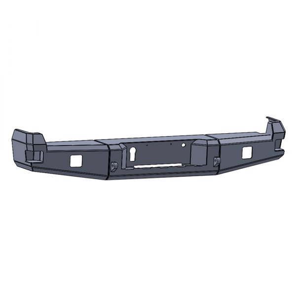 Chassis Unlimited® - Attitude Full Width Rear Modular Black Powder Coated Bumper