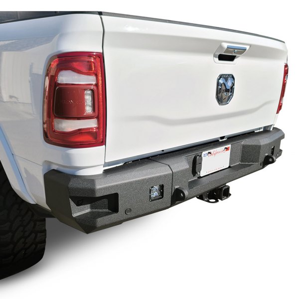 Chassis Unlimited® - Attitude Full Width Rear Modular Black Powder Coated Bumper