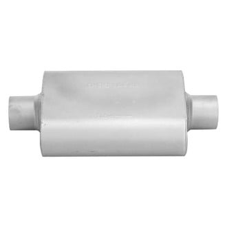 Cherry Bomb® - PRO Series Steel Oval Gray Exhaust Muffler (3" Center ID, 3" Center OD, 13" Length)