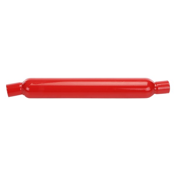 Cherry Bomb® - Glass Pack Series Steel Round Angled Medium Offset Neck Red Exhaust Muffler