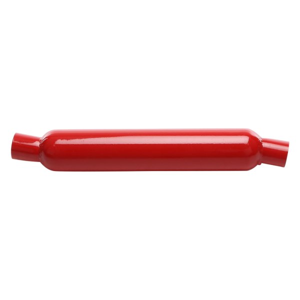 Cherry Bomb® - Glass Pack Series Steel Round Angled Full Offset Neck Red Exhaust Muffler