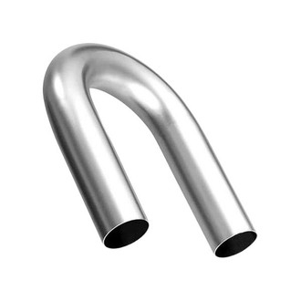 Cherry Bomb® - Aluminized Steel 180 Degree Mandrel Bent Elbow (2.5" Inlet, 2.5" Outlet, 4.5" CLR)