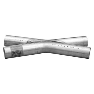 Cherry Bomb® - Aluminized Steel Mandrel Bent X-Pipe (2.5" Inlet, 2.5" Outlet, 18" Length)