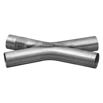Cherry Bomb® - Aluminized Steel Mandrel Bent X-Pipe (3" Inlet, 3" Outlet, 18" Length)