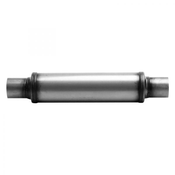 Cherry Bomb® - Salute Stainless Steel Round Gray Exhaust Muffler