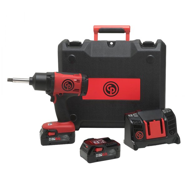 Chicago Pneumatic® - 1/2" Drive Hog Ring Anvil 20 V Cordless 4.0 Ah Li-ion Impact Wrench Kit