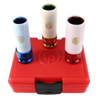 Chicago Pneumatic® - 3-piece Deep Thin Wall Impact Socket Set