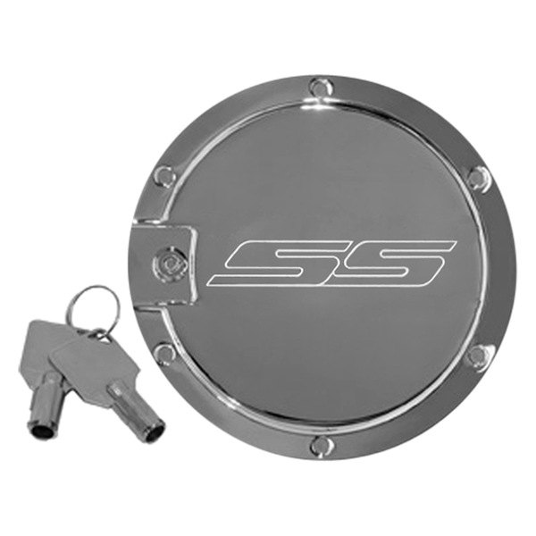 DefenderWorx® - Locking Chrome Gas Cap with SS Logo