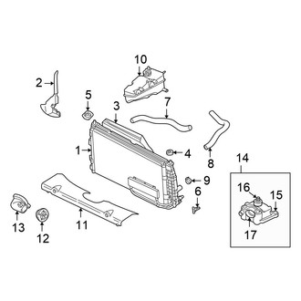 Chrysler OE - Cooling - Radiator & Components (2.7L)