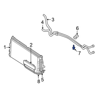 Chrysler OE - Automatic Transmission Oil Cooler Hose Screw