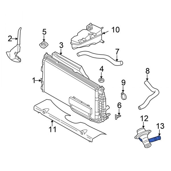 Engine Coolant Thermostat Housing