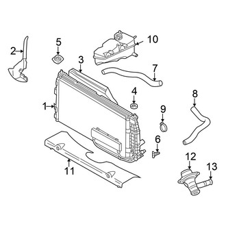 Chrysler OE - Cooling - Radiator & Components