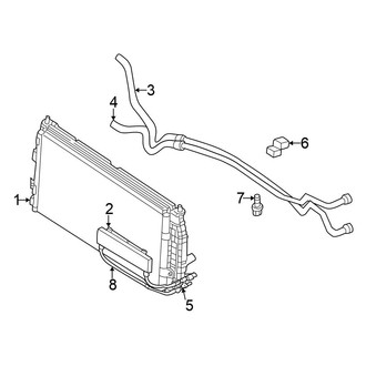 Chrysler OE - Cooling - Trans Oil Cooler (LXi)
