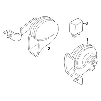 Chrysler OE - Electrical - Horn