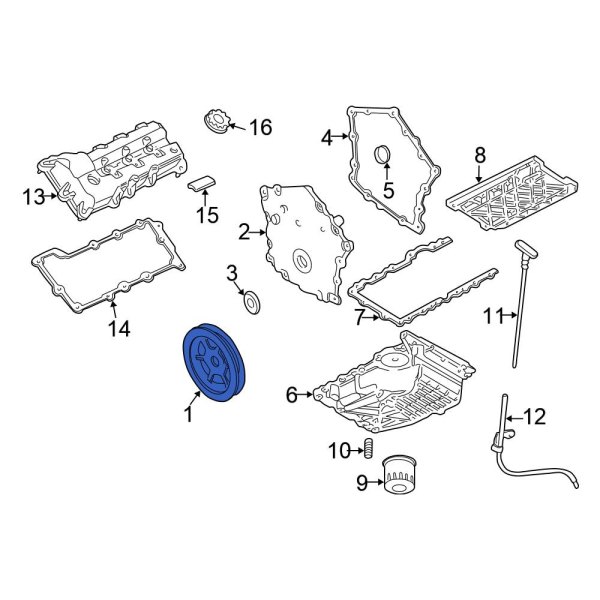 Engine Crankshaft Pulley