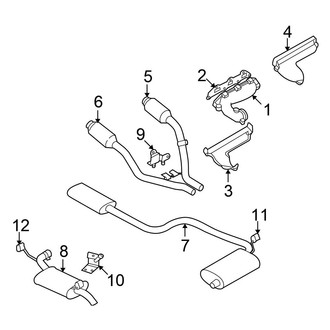 Chrysler OE - Exhaust System - Exhaust Components (2.7L)
