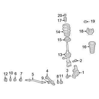 Chrysler OE - Front Suspension - Suspension Components