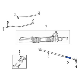 Chrysler OE - Steering Tie Rod End Adjusting Sleeve