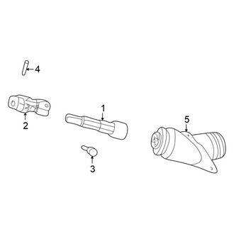 Chrysler OE - Steering Column - Shaft & Internal Components