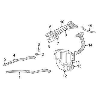 Chrysler OE - Windshield - Wiper & Washer Components