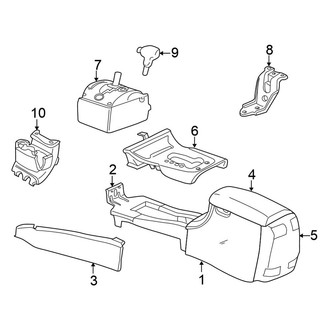 Chrysler OE - Console - Center