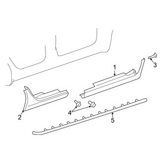 Chrysler OE - Pillars, Rocker & Floor - Exterior Trim