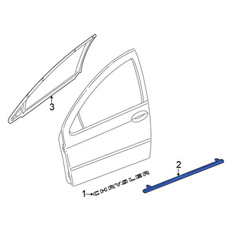 Chrysler OE - Front Door Molding