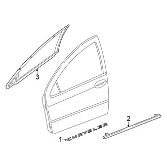 Chrysler OE - Front Door - Exterior Trim