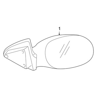 Chrysler OE - Front Door - Outside Mirrors
