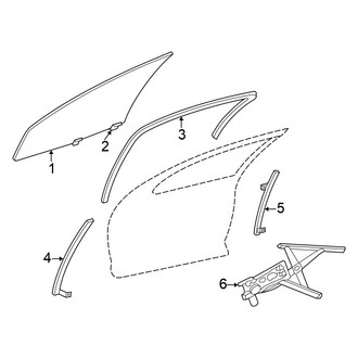 Chrysler OE - Front Door - Glass & Hardware
