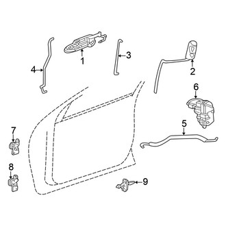 Chrysler OE - Front Door - Lock & Hardware