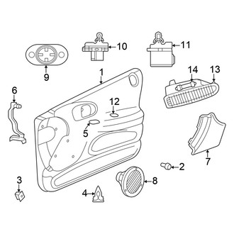 Chrysler OE - Front Door - Interior Trim