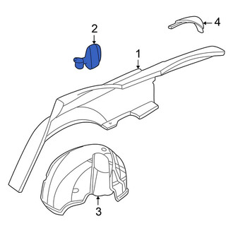 Chrysler OE - Rear Fuel Filler Door