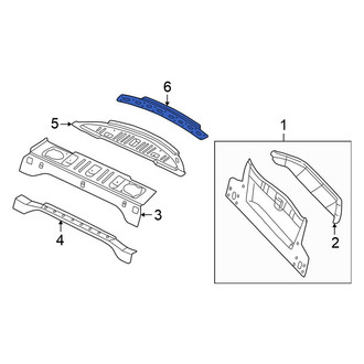 Chrysler OE - Rear Package Tray Reinforcement