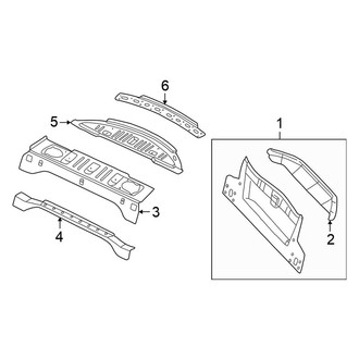 Chrysler OE - Rear Body & Floor - Rear Body