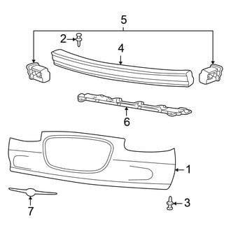 Chrysler OE - Front Bumper - Bumper & Components