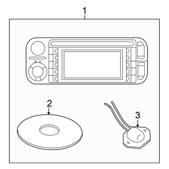 Chrysler OE - Electrical - Navigation System Components (Sedan JR Body Code)