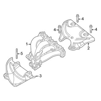 Chrysler OE - Exhaust System - Exhaust Manifold (Sedan 2.4L)