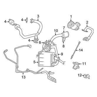 Chrysler OE - Emission System - Emission Components (Sedan JR Body Code)